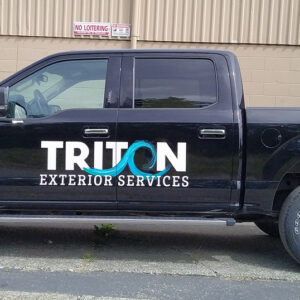 Triton truck vinyl decals